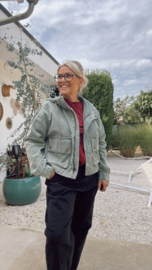 Irma vintage groen jeansjas