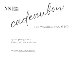 Cadeaubon 150 EURO