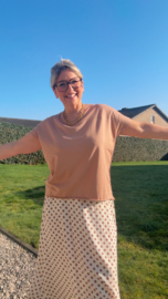 Anja bruin korte mouw