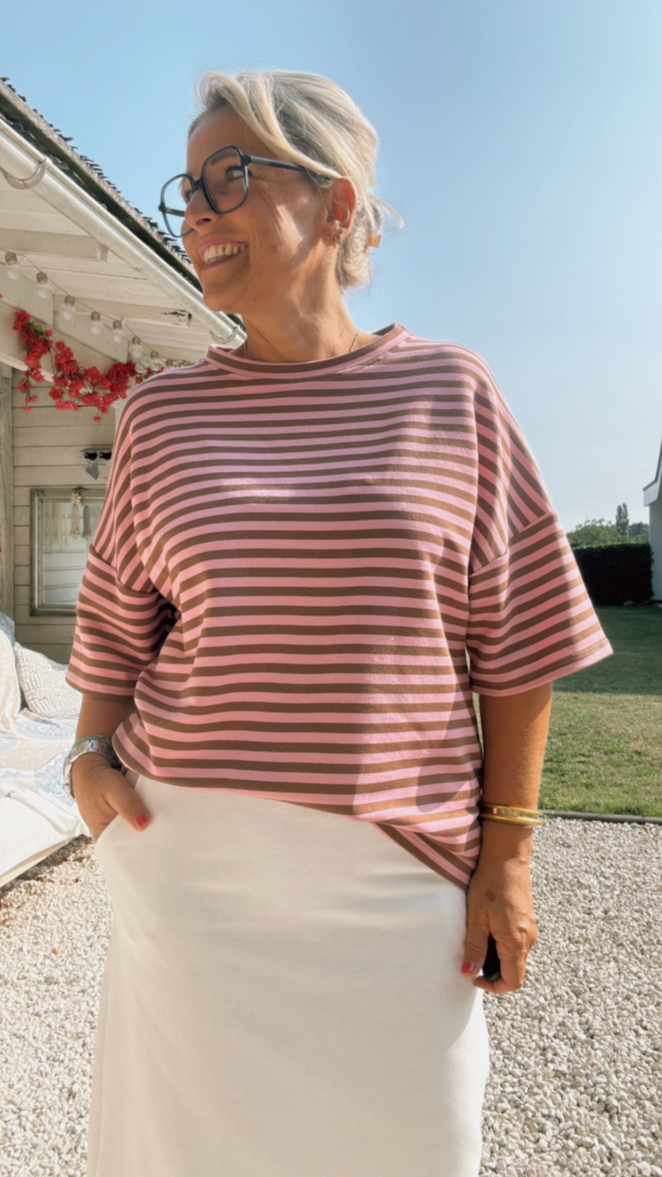 Marlies roze/bruin