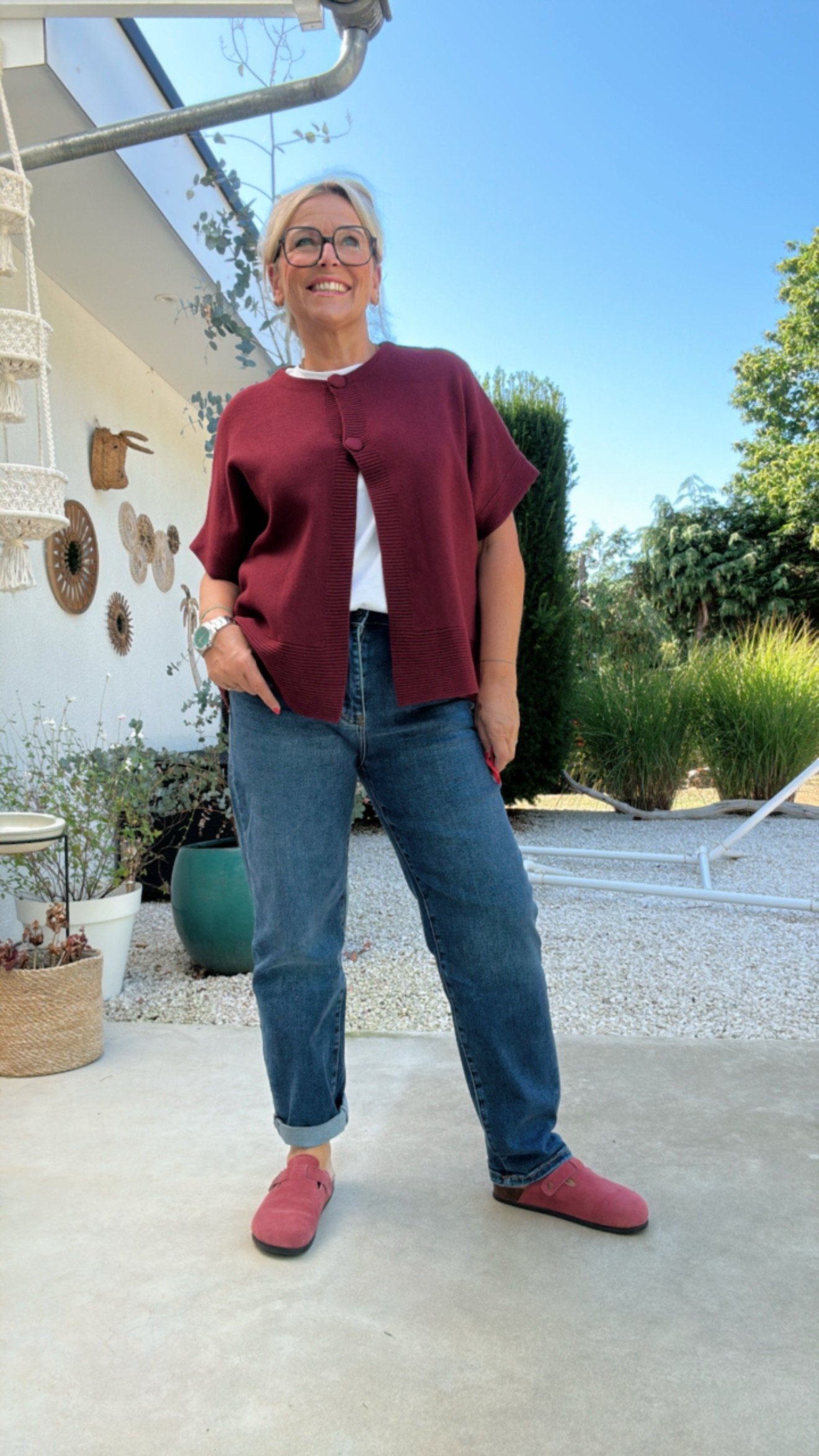 Rosa jeans