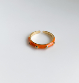 Enamel oranje