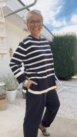 Lynn zwart/ecru