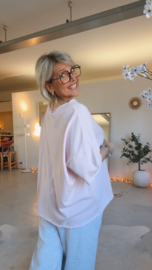 Mona roze korte mouw