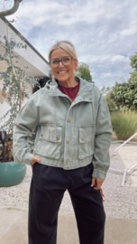 Irma vintage groen jeansjas