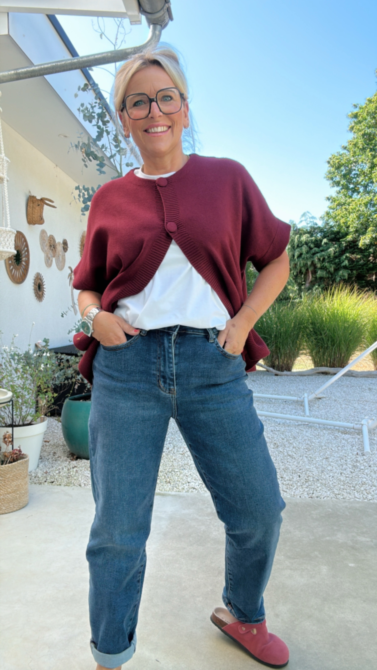 Rosa jeans