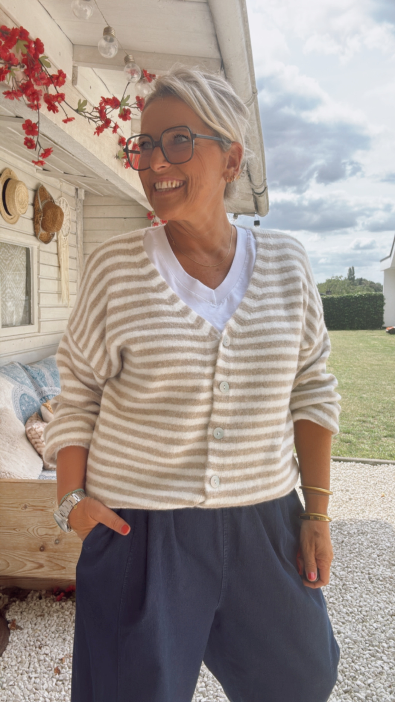 Zoë beige/ecru