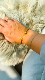 Slavenarmband goud