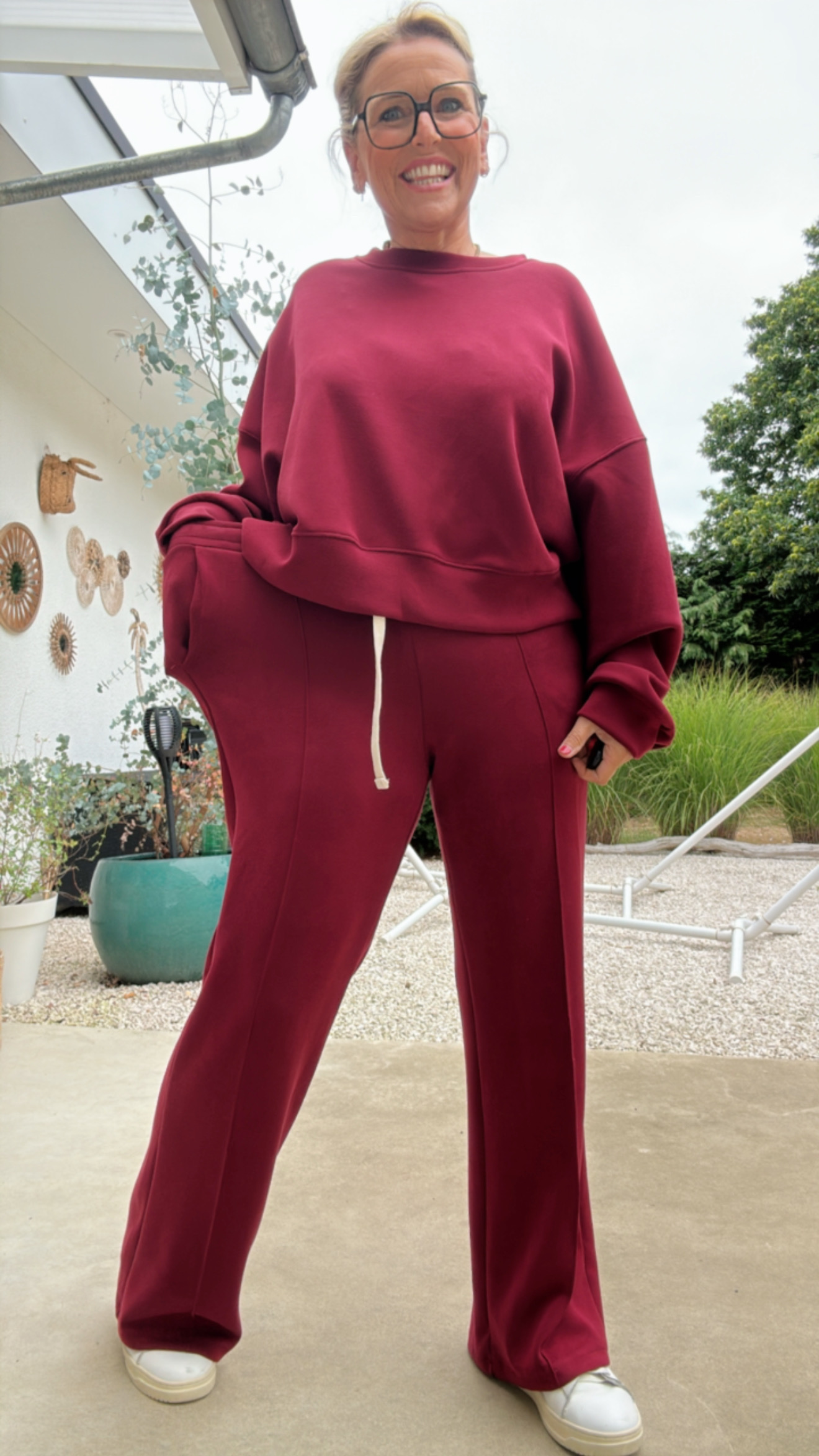 Broek Vera bordeaux