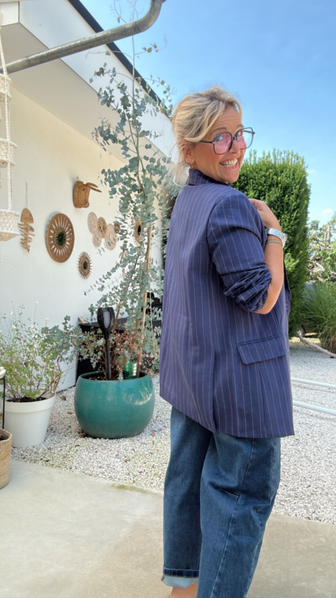 Winde blauw