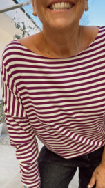 Anja paars/beige