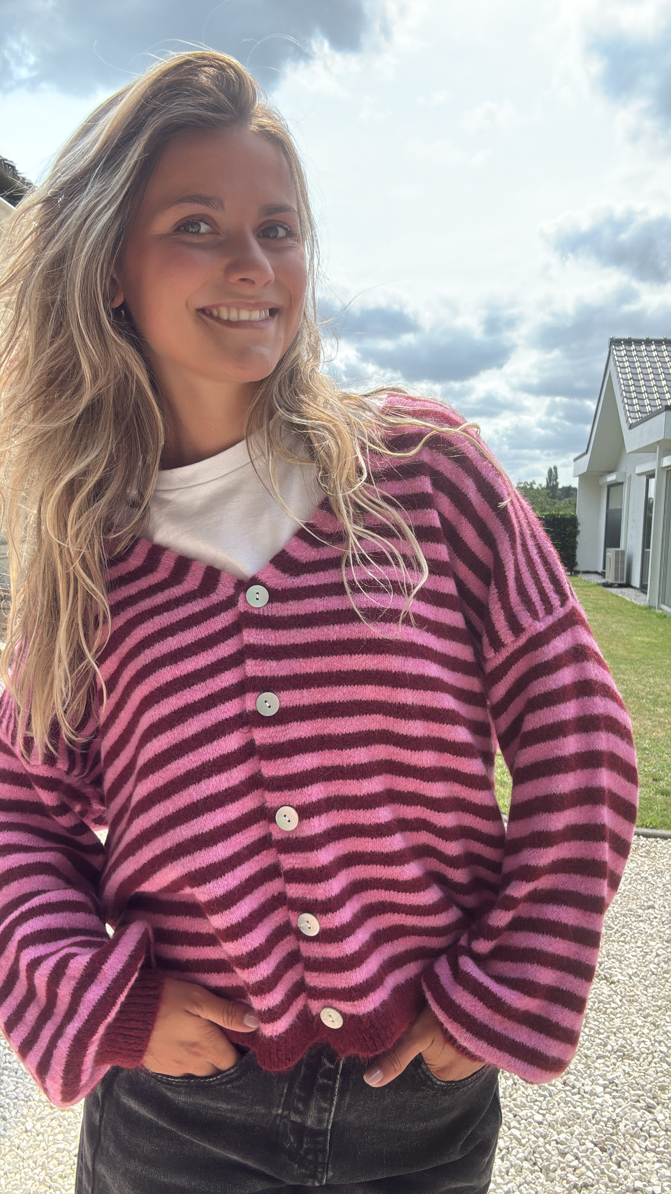 Zoë roze/bordeaux