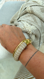 Bangle magneet beige