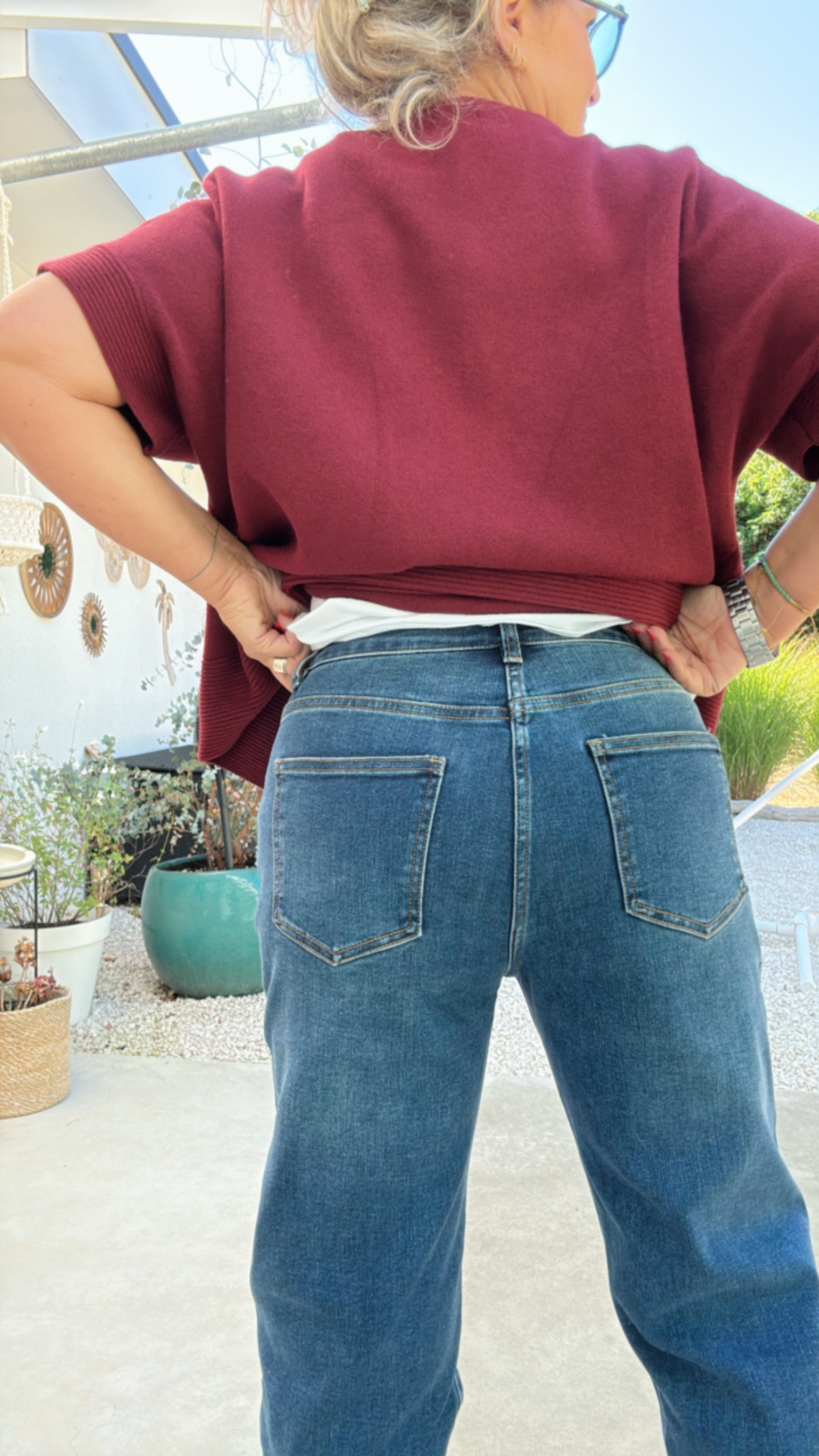 Rosa jeans