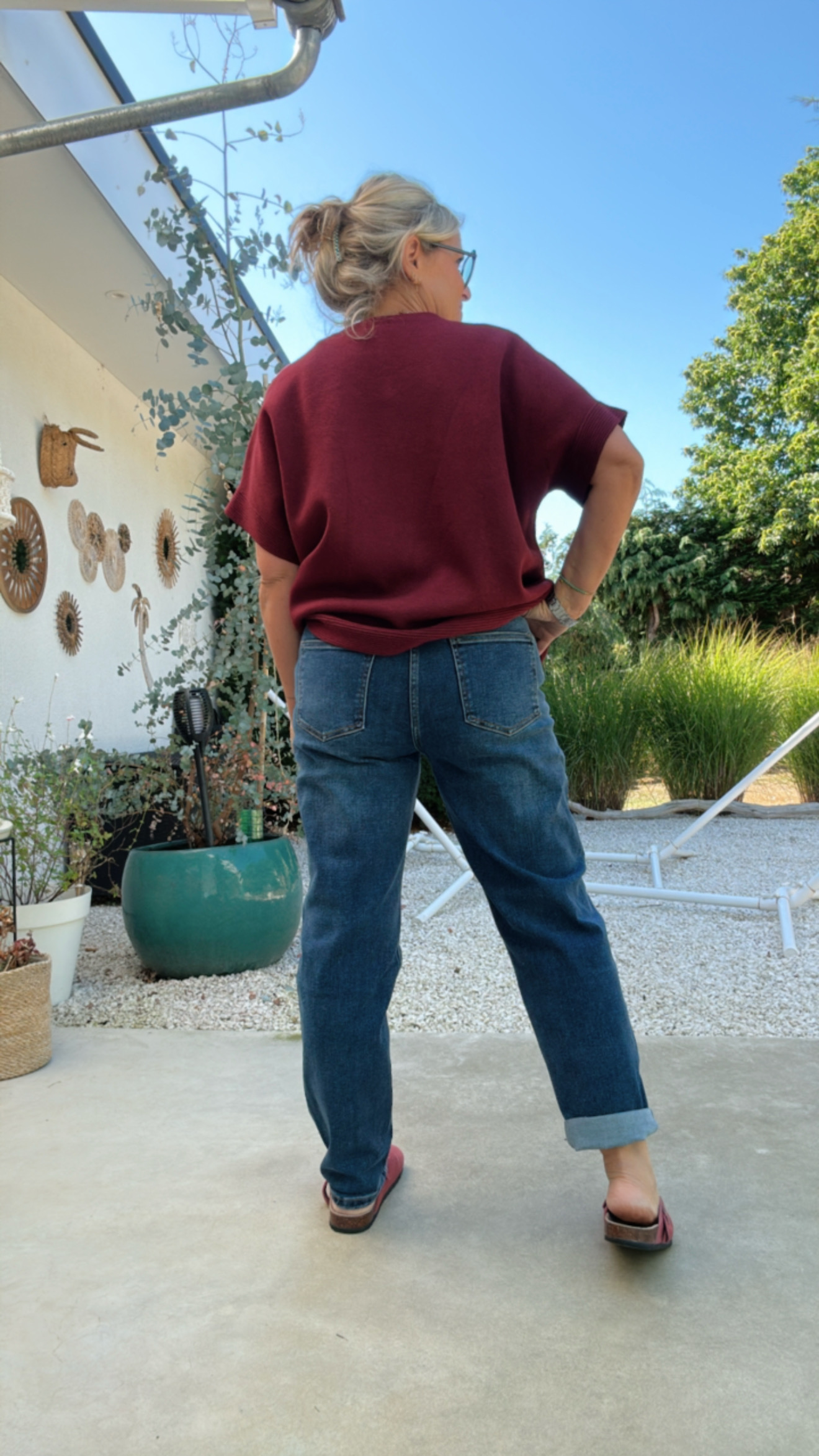 Rosa jeans