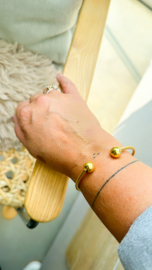 Slavenarmband goud