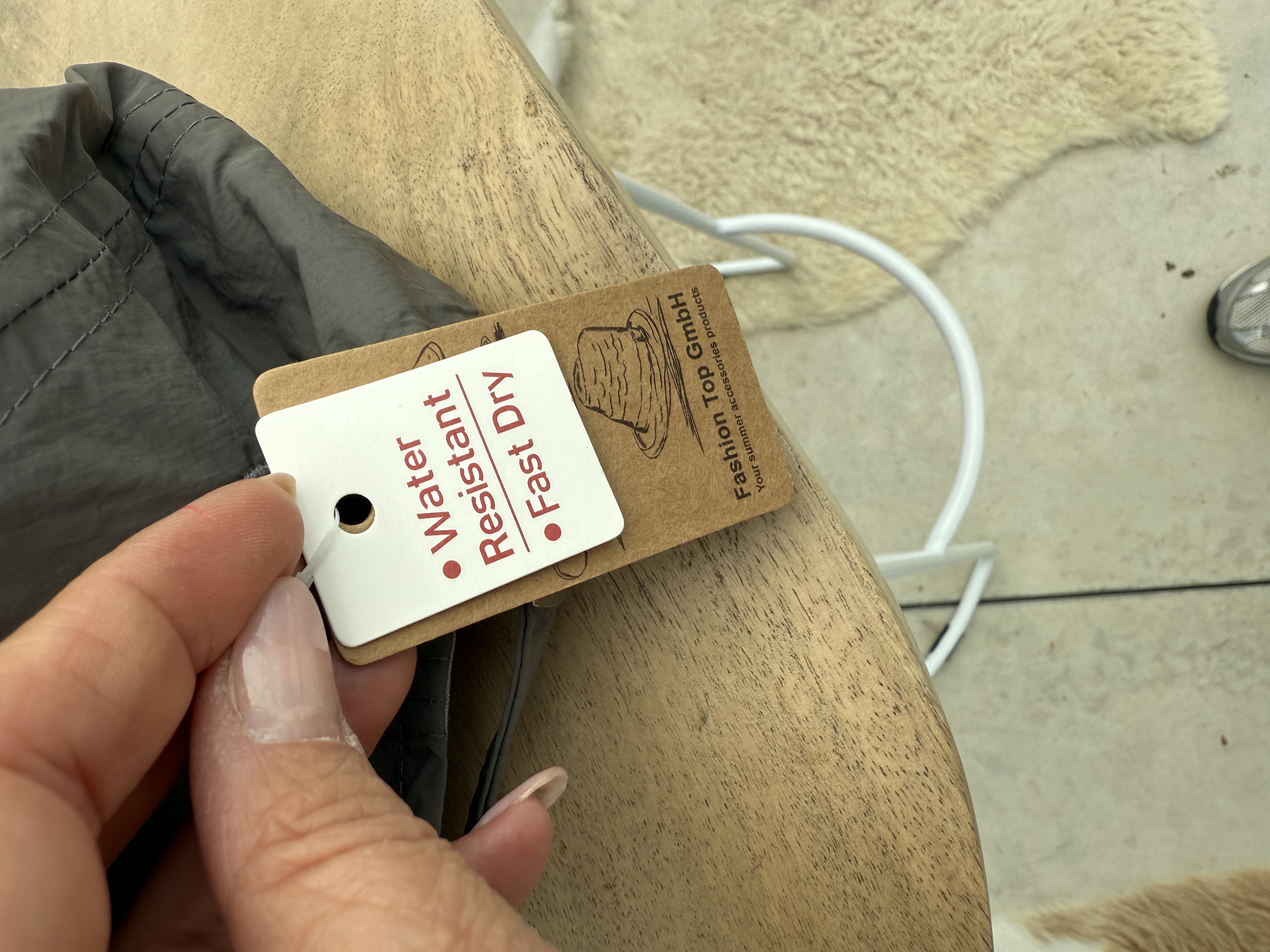 Water resistent en snel droog aanpasbaar petje Unisex