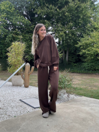 Evi broek bruin (huispakken stof)
