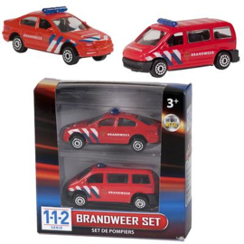 112 brandweer set 2 delig