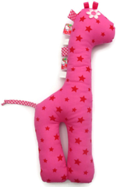 Giraffen Knuffel Hello Kitty fuchsia roze