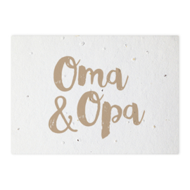 Groeikaart Oma & Opa