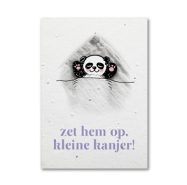 Groeikaart kleine kanjer - panda