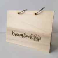 Houten kraamboek