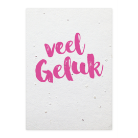 Groeikaart Veel Geluk