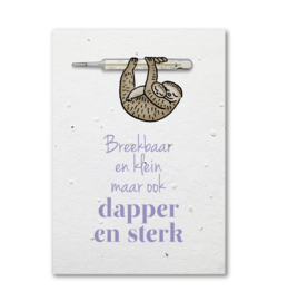 Dapper en sterk - luiaard