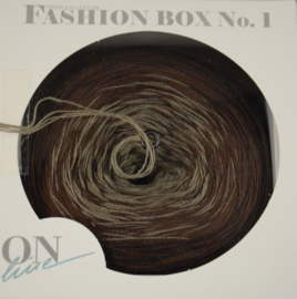 On-Line Fashion Box kleur 2  bruin/beige