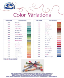 DMC - ! Color Variations  - Kleurenkaart