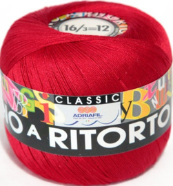 Adriafil - Uno a Ritorto 16 - Kleur 17 Rood