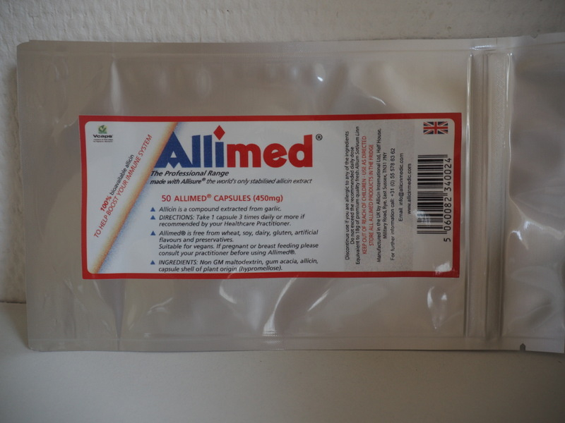 Allimed® 100% allisure®allicin powder 50 capsules