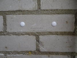 Hoe weet ik of de muur droogt?
