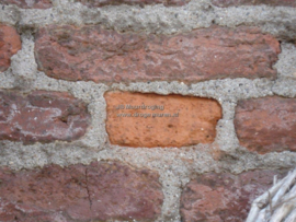 Vorstschade aan bakstenen