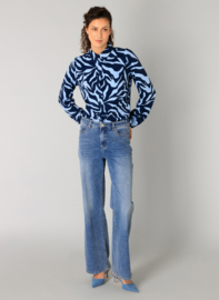 Olimpia Essential blauwe travel blouse 5140, Yest