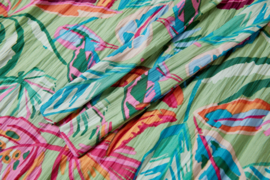 Linwenn jurk L-51-K dark lime,  Vila Joy