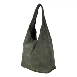 Baggy bag donkergroen