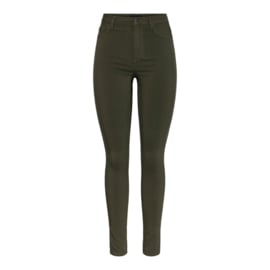 Highskin skinny broek forest green, Pieces