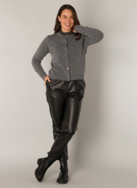 Naomi vestje  Dark Grey melange 4761, Yest