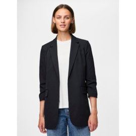 Boselle 3/4 long blazer zwart , Pieces  17150684