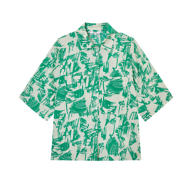 Fantine blouse L-21-D groen,  Vila Joy