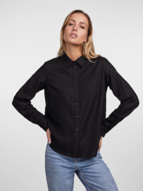 Nova blouse zwart, Pieces