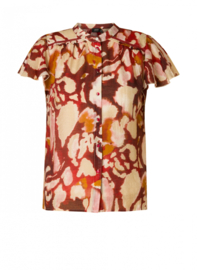 Rho top beige multi color maroon 5180, Yest