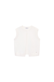 Isalys mouwloos vest  L-12-R ecru,  Vila Joy