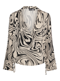 Kimmie wrap blouse, Pieces