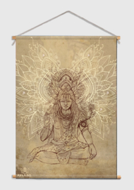 Shiva limited edition Textielposter