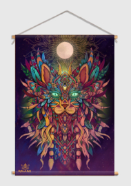 Cat Spirit Textile Poster