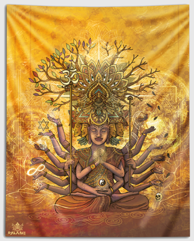From samsara to nirvana Tapestry