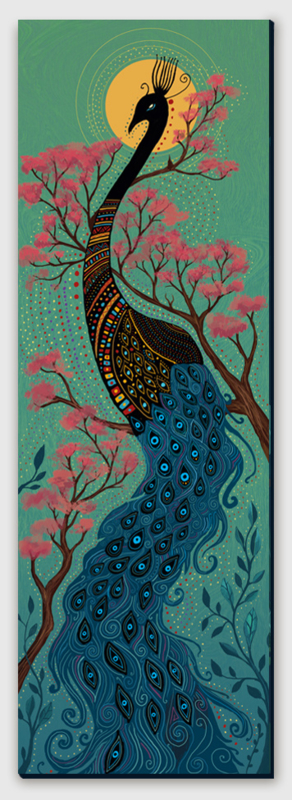 Peacock Canvas print